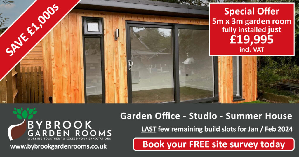 Bybrook Garden Rooms | Garden Office Swindon | Garden Room Wiltshire | Garden Studio Bristol | Garden Room Installer | How to install garden room | garden room vs shed | summer house install