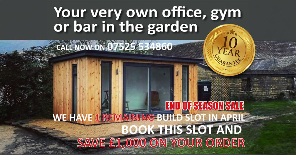 bybrook spring offer garden rooms bespoke built and delivered to you